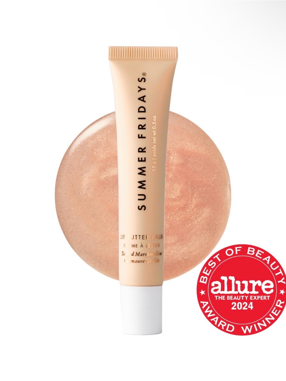 Summer Fridays Lip Butter Balm — Toasted Marshmallows
